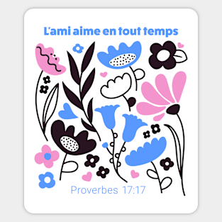 L'ami aime en tout temps Sticker